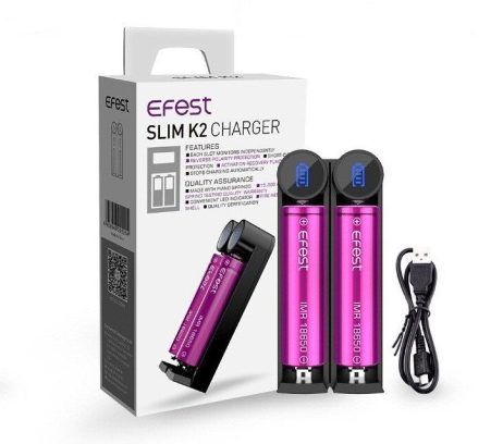 EFEST SLIM K2 Li-ion akkutöltő