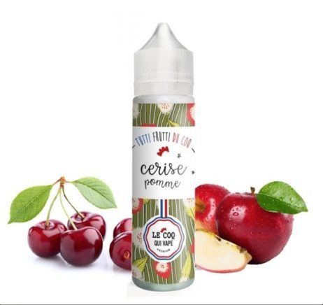 LE COQ QUI VAPE - Tutti Frutti - Cerise Pomme 50ml short fill