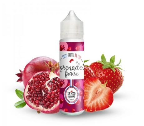 LE COQ QUI VAPE - Tutti Frutti - Grenade fraise 50ml