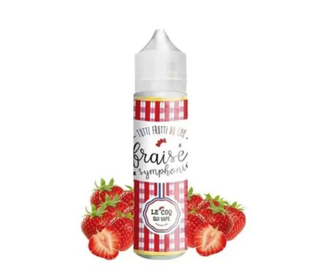 LE COQ QUI VAPE- Fraise symphonie 50ml short fill