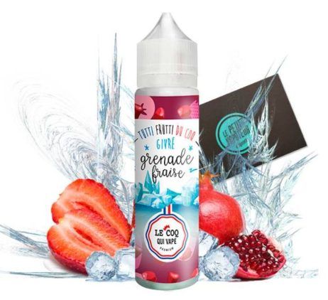 LE COQ QUI VAPE - Grenade fraise GIVRE 50ml