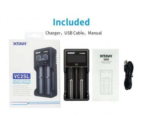 XTAR VC2SL Li-Ion és Ni-Mh akkutöltő - Image 2