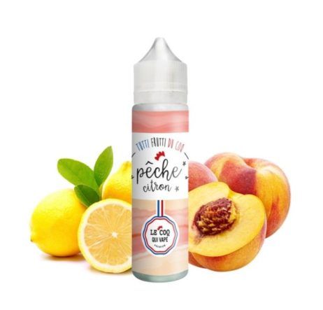 LE COQ QUI VAPE - Tutti Frutti - Peche citron 50ml